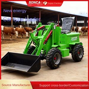 Petite voiture de nettoyage du fumier pour la ferme, à quatre roues motrices, pour la construction et l'exploitation agricole - Product Image 2