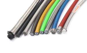 IATF16949 certificato Coperchio Nero Argento Rosso Blu Auto Pvc PTFE <span class=keywords><strong>tubo</strong></span> flessibile del <span class=keywords><strong>freno</strong></span> <span class=keywords><strong>tubo</strong></span> - Product Image 4