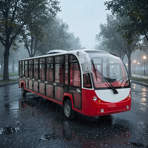 Autobús Turístico Clásico de Alta Gama con Estructura de Acero de Color Personalizado, Neumáticos, Puertas y Tren sin Rieles XCEGO - Product Image 5