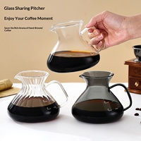 Carafe à café en verre borosilicate avec filtre à dégoulinement, ensemble pour la maison, 300 ml, 450 ml, accessoires à café