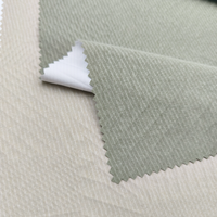 Tissu en cuir pongé en gros, tissu pour doudoune monogramme, tissu imperméable et coupe-vent en taffetas, matériau en cuir artificiel enduit de PU