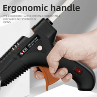 Pistolet à colle chaude pour usage industriel pistolet à chaleur électrique à haute température pour fondre les accessoires de bijoux matière plastique de qualité bricolage