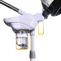 2 in 1 Hair Steamer & Facial Steamer Profesional Salon Hood Pengering Rambut Ozone Perawatan Rambut Mesin Kecantikan