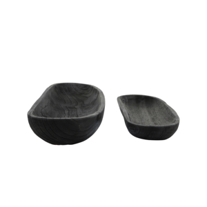 Ciotola ovale in legno per tavolino da caffè e piano cucina, centrotavola moderno per l'arredamento della casa. - Product Image 4