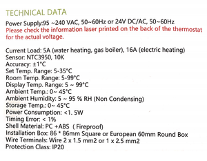 Thermostat WiFi certifié CE RoHS 16A, contrôle par application Tuya, OEM ODM personnalisé pour film chauffant électrique en graphène PTC <span class=keywords><strong>Ondol</strong></span> pour chauffage par le sol - Product Image 6