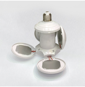 Ampoule LED pour plafonnier, corps en plastique, douille E27, AC 220V, montage encastré, blanc, moteur DC, dimmable, CRI élevé 90 - Product Image 1