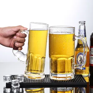 Vasos de agua grandes con logotipo personalizado, vasos de cerveza para beber, vaso de vidrio clásico para cerveza, 620ml