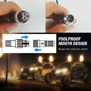 New Condition 1FT Spiral LED RGB Chasing Antenna Light for <strong>UTV</strong> ATV Fat <strong>Whip</strong> <strong>Lighted</strong> for <strong>Whips</strong> for Can-Am X3 RZR - Product Image 6