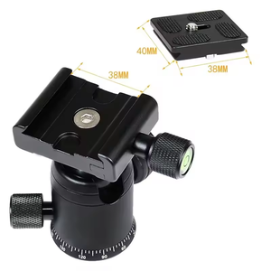 Tête sphérique amortissante à dégagement rapide pour trépied professionnel robuste de qualité supérieure pour accessoires d'appareil photo Nikon <span class=keywords><strong>Sony</strong></span> Canon - Product Image 2