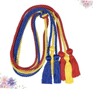 Cortina de Flecos de Doble Borla Vertical de Dacrón de 54 cm para Decoración - Product Image 2