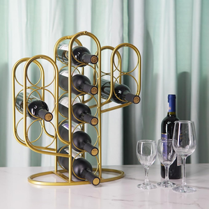 Estante de Vino de Metal de Gran Capacidad para 10 Botellas, Diseño de <span class=keywords><strong>Cactus</strong></span>, Personalizado, Soporte para Botellas de Vino, Exhibidor de Botellas de Vino - Product Image 5