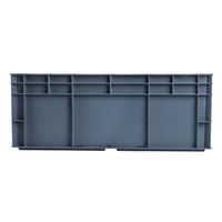 Contenedor de Almacenamiento Industrial Apilable de Plástico Resistente, Antiestático, ESD Seguro, Ahorra Espacio, Duradero, para Logística y Circulación de Mercancías