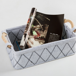 2022 hot sale felt cloth storage basket baby 3-piece storage basket kitchen ODM/OEM food storage basket