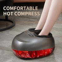 Appareil de massage électronique Pulsefit pour les pieds, masseur électrique avec physiothérapie infrarouge et massage Shiatsu