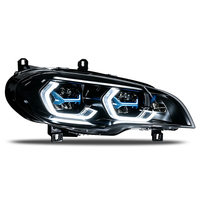 Phare LED de voiture JSL pour BMW X5 E70 2007-2013, ensemble de phares LED laser, style laser, DRL, clignotant séquentiel