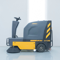 Chancee U135 Balayeuse Industrielle à Roues pour Asphalte et Nettoyage de Sols