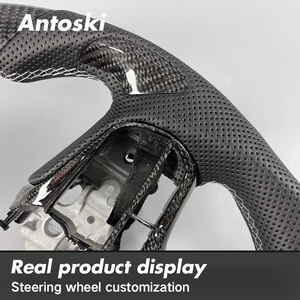 Volante Deportivo de Fibra de Carbono Real Personalizado para <span class=keywords><strong>Lexus</strong></span> <span class=keywords><strong>LC</strong></span> <span class=keywords><strong>500h</strong></span> 2017-2024 ES IS, Mejora del Interior de Autos de Lujo - Product Image 3