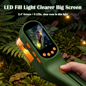 Microscopio Digital con Zoom de 500X, Observador de Insectos de Plástico para Niños, Lupa de Mano HD de 1080P, Pantalla IPS de 2.4 Pulgadas, Descubrimiento Científico - Product Image 4