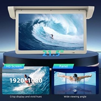 Monitor de Techo Abatible Motorizado de 22 Pulgadas y 24V para Auto, Pantalla LCD Android, Reproductor Multimedia para Autobús