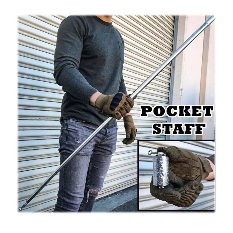 Эпсилон персонал портативные боевые искусства горячая Распродажа персонал портативные боевые искусства металлический магический Карманный персонал-новый качественный карман