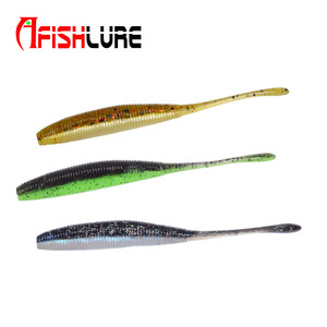 Nuova Esca Morbida Dart Worm 100mm 3.7g 6pz in Silicone per <span class=keywords><strong>Spinning</strong></span>, Esca Artificiale per Pesca in Acqua Salata e Dolce, Spigola, Attrezzatura da Pesca - Product Image 5