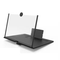 Support de téléphone télescopique de 10 pouces/12 pouces, supports de téléphone, écran 3D haute définition, loupe d'écran de bureau mobile