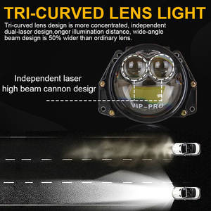 Lente de Proyector Bi-LED K204 de Alta Potencia para Faros Delanteros, 3 Pulgadas, 75W, IP68 Impermeable, 6000K, Lámpara Láser para Auto, 12V, 10000 Lúmenes, Universal - Product Image 6