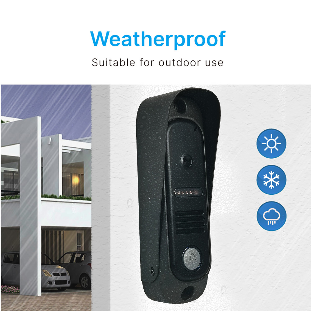 Campanello Video Intelligente per Appartamenti, Citofono con Visione Notturna HD, Sistema Campanello Smamigo Homekit per Hotel, Tuya 220v Rong