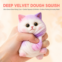 Peluche chat colorée, poupée chaton avec nœud papillon, jouet en peluche doux, cadeau pour enfants, filles, garçons, vente au détail et en gros