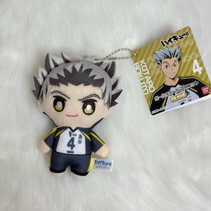 Vente chaude unisexe Q Version Haikyuu Shoyo <span class=keywords><strong>Hinata</strong></span> porte-clés Super doux en peluche Anime dessin animé sac pendentif en peluche PP coton anniversaire - Product Image 1