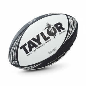 Pelota de rugby con logotipo personalizado de alto agarre, precios directos de fábrica al por mayor, caucho sintético para deportes y ejercicio - Product Image 1