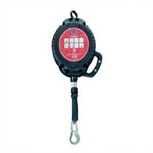 อุปกรณ์ป้องกันการตกแบบดึงกลับอัตโนมัติ ยี่ห้อ Tirupat Industry รุ่น Industrial Safety พร้อมหัวเข็มขัดแบบเชื่อมต่อเร็ว รับน้ำหนักได้ 500 กก. แรงดึงขาด 140 กก. - Product Image 1