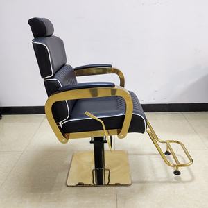 Sillón de Barbería Reclinable, Giratorio y Elevable de Alta Gama Retro 2026 para Hombres, Silla de Salón de Belleza - Product Image 2