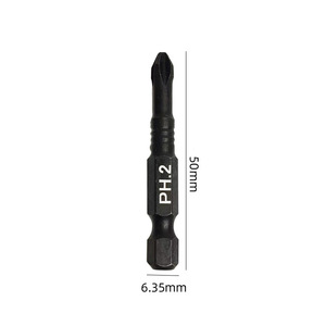 Yunbei Yb Phillips <b>Screwdriver</b> <b>Bits</b> Ph2 Black Hex Shank <b>Set</b> For Electric Tools - Product Image 4