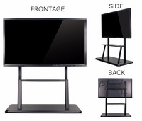 65 zoll Freistehende Beweglichen Mit Räder Lehrmittel Elektronische Touch Screen Monitor Tv Für Schule Klassenzimmer