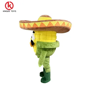 Kinqee Custom Cosplay Unisex Inflatable Cartoon Character Playground Dress Up Mascot Costume Adult Corn Costumes