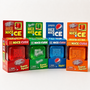Juguete Sensorial Sprite Water Cube, Cubo Antiestrés de Compresión Lenta, Regalo para Niños y Adultos, Compañero de Escritorio - Product Image 1