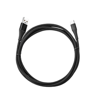 Kabel Pengisian Daya Nylon 3-in-1 USB Type-C & Micro USB Magnetik 3A Pengisian Cepat untuk Pemindai Barcode Printer Komputer Perangkat IOS