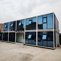 Maison préfabriquée détachable de 20 pieds ou 40 pieds, mini-maison de luxe, maison modulaire préfabriquée en conteneur
