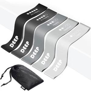 Fasce Elastiche di Resistenza in Lattice Naturale da 12 Pollici con Logo Personalizzato, Bande Elastiche per Fitness e Allenamento Glutei - Product Image 1