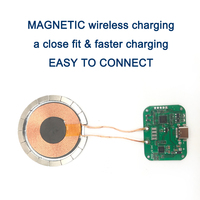 Módulo Receptor/Transmisor de Cargador Inalámbrico Rápido Certificado de 15 W, Bobina BPP EPP de 15 W, PCBA para Android iPhone, Entrada de 5 V/2 A