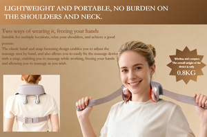 Nuevo Mini Masajeador Eléctrico de Pulso 6D, Masajeador Manual de Baja Frecuencia para Cuello y Espalda con Calor Relajante - Product Image 3