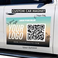 Calcomanías Magnéticas Personalizadas para Autos, Resistentes al Agua, Multicolores, con Logotipo de Empresa, Publicidad Comercial, Impresión UV, Letrero Magnético Personalizado con Acabado Brillante