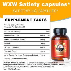 Suplemento sanitario para pérdida de peso vegana OEM, frijol de riñón blanco y cápsulas delgadas de saciedad Amka, supresión del apetito, pérdida de peso rápida - Product Image 3