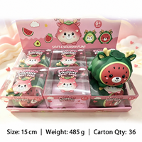 Jouets Squishy Géants en TPR à Presser – Assortiment de Motifs Animaux, Fruits, Aliments et Thèmes Festifs