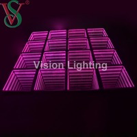 Plancher de danse LED interactif portable 3D IP65 pour extérieur, idéal pour les festivals et les aires de jeux