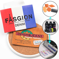 Patchs en cuir PU prix d'usine étiquettes de vêtements de logo d'impression UV personnalisées pour casquettes