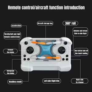 Jumon Custom 360 Roll HC 702 Headless Mode Fixed High Small <b>Remote</b> Control Mini Size Quadcopter Wholesale - Product Image 3