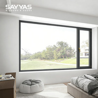 Fenêtre fixe en PVC blanc classique, à fusion soudée, sans joint, avec un aspect épuré, triple vitrage isolant, isolation thermique, pour salle de bain et chambre à coucher