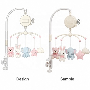 Baby <strong>Cot</strong> <strong>Mobile</strong> Bed Bell Bracket + Wind-Up Auto <strong>Music</strong> Box Baby <strong>Cot</strong> <strong>Mobile</strong> - Product Image 1